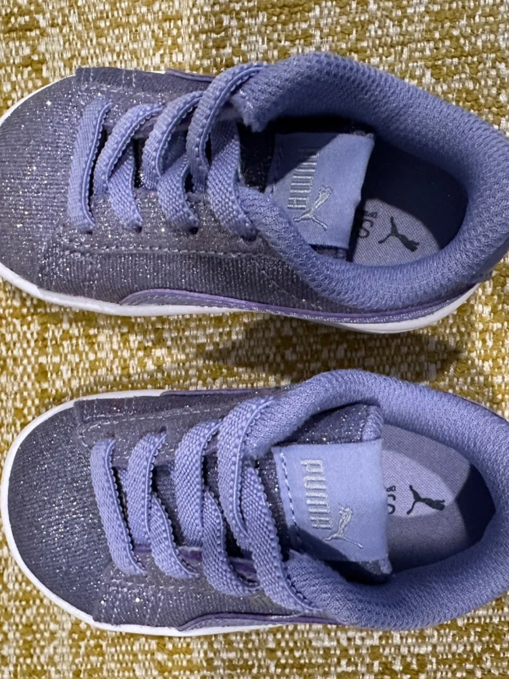 [New without tags] Puma baby sneakers - Size 4C (baby), sparkly purple